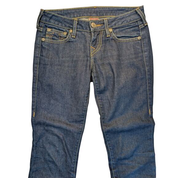 True Religion Johnny Women's Bootcut Flair Leg Size 29x34 (Missing Sz Tag) Y2K - Picture 3 of 8